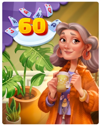 Card Scramble Rank 60 Badge