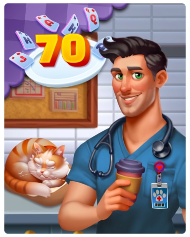 Card Scramble Rank 70 Badge