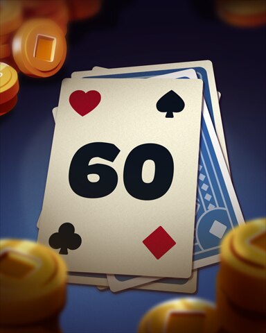 Rank 60 Badge - Poker Town