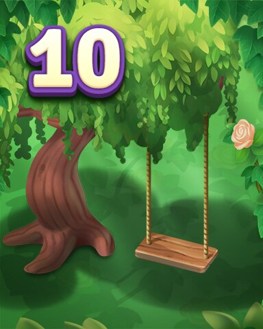 Secret Word Gardens Rank 10 Badge