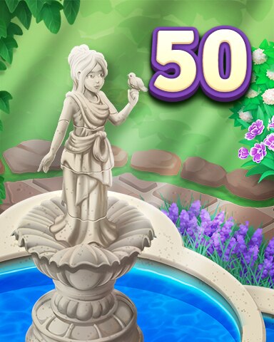 Secret Word Gardens Rank 50 Badge