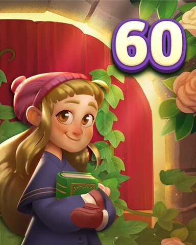 Secret Word Gardens Rank 60 Badge