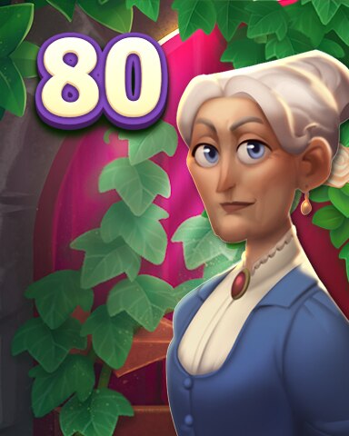 Secret Word Gardens Rank 80 Badge