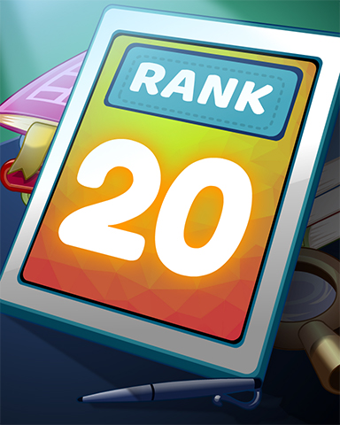 Word Search Daily HD Rank 20 Badge