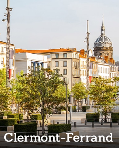 From France with Love Clermont-Ferrand Badge