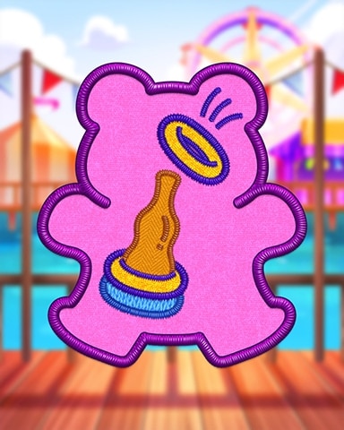 Phlinx II Pink Ring Toss Badge