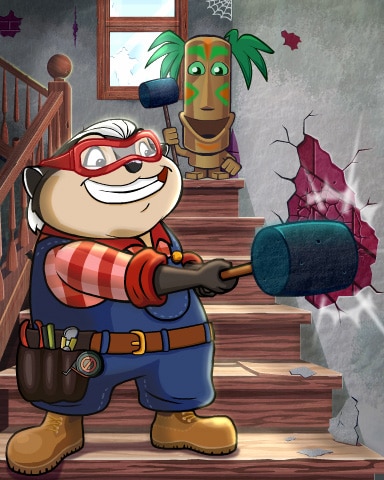 Jungle Gin HD Hammering It Home Badge