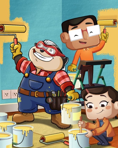 Boggle Bash 2 Paint Party Badge