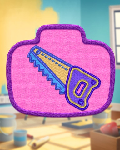 Quinn's Aquarium Violet Woodworking Badge