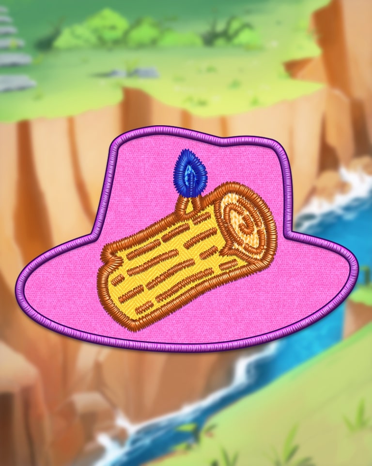 Violet Log Badge - Canasta HD