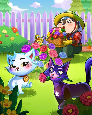 Bejeweled Stars Garden Arrangement Badge