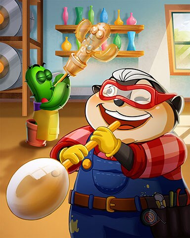 Blowing Glass Badge - Sweet Tooth Town