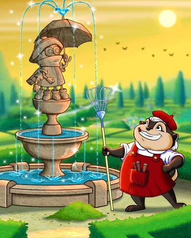 Rainy Day Spider Solitaire HD Garden Perfection Badge