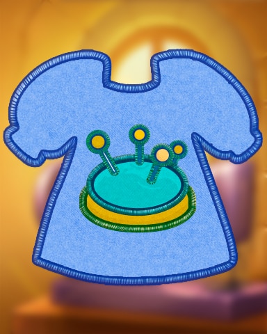 Poppit! HD Blue Pinning Badge