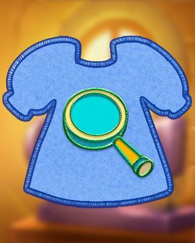 World Class Solitaire HD Blue Threading Needle Badge