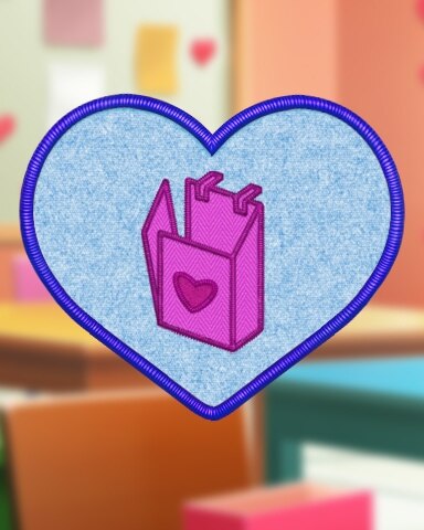 Matching Moments Blue Box Making Badge