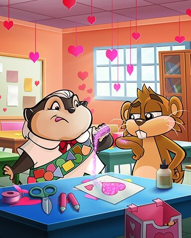 Word Whomp HD Adding Glitter Badge