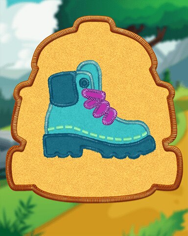 Pogo Sweet Tooth Town Orange Hiking Boot Badge