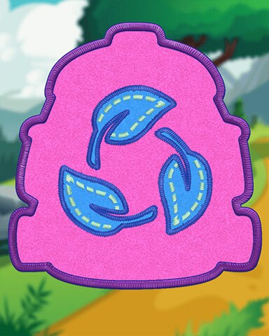 Pogo Poker Town Pink Sustainability Badge