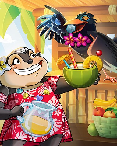 Cocktails with Corvus Badge - Bejeweled Stars