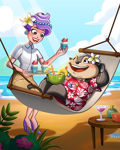 Heavenly Hammock Badge - Sweet Tooth Town