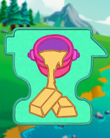 Pogo Card Scramble: Viola's Diner Green Smelting Badge