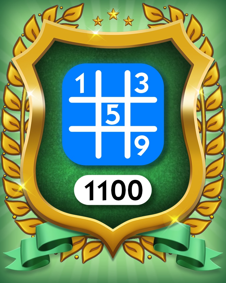 Monopoly Sudoku Baltic Avenue 1100 Beginner Badge