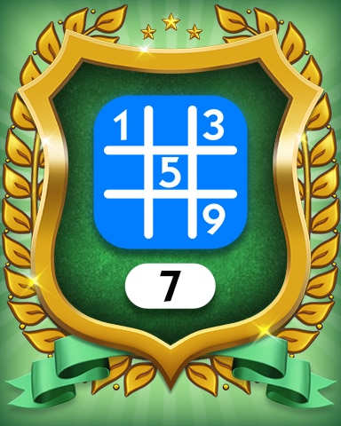 Monopoly Sudoku Beginner 7 Badge