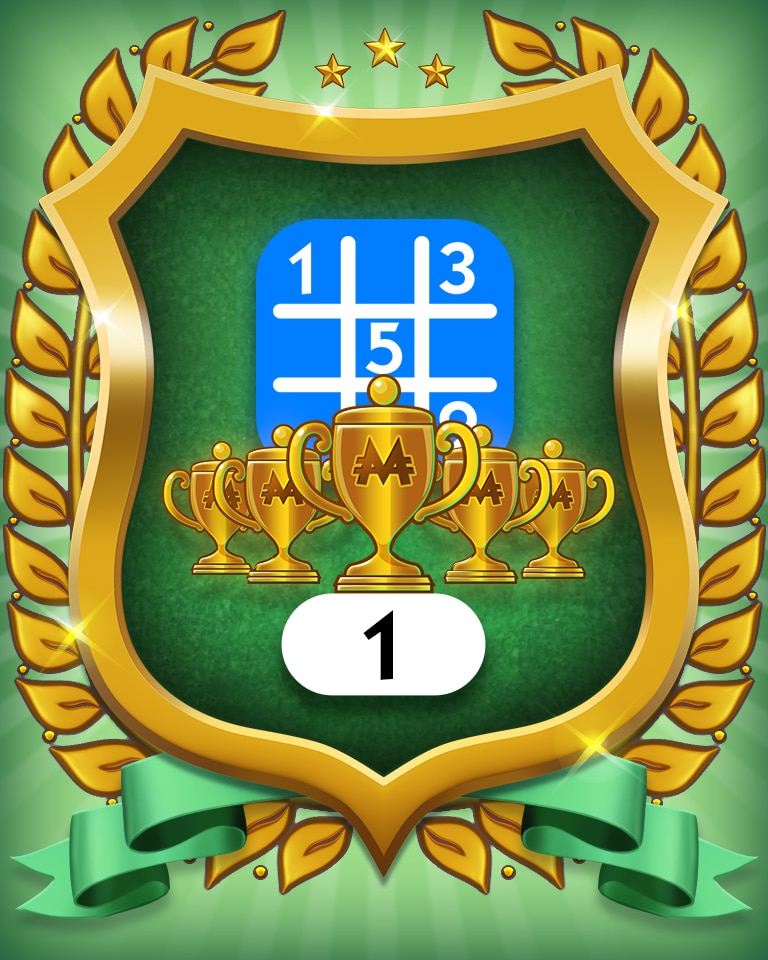 Monopoly Sudoku 5-Trophy Beginner 1 Badge