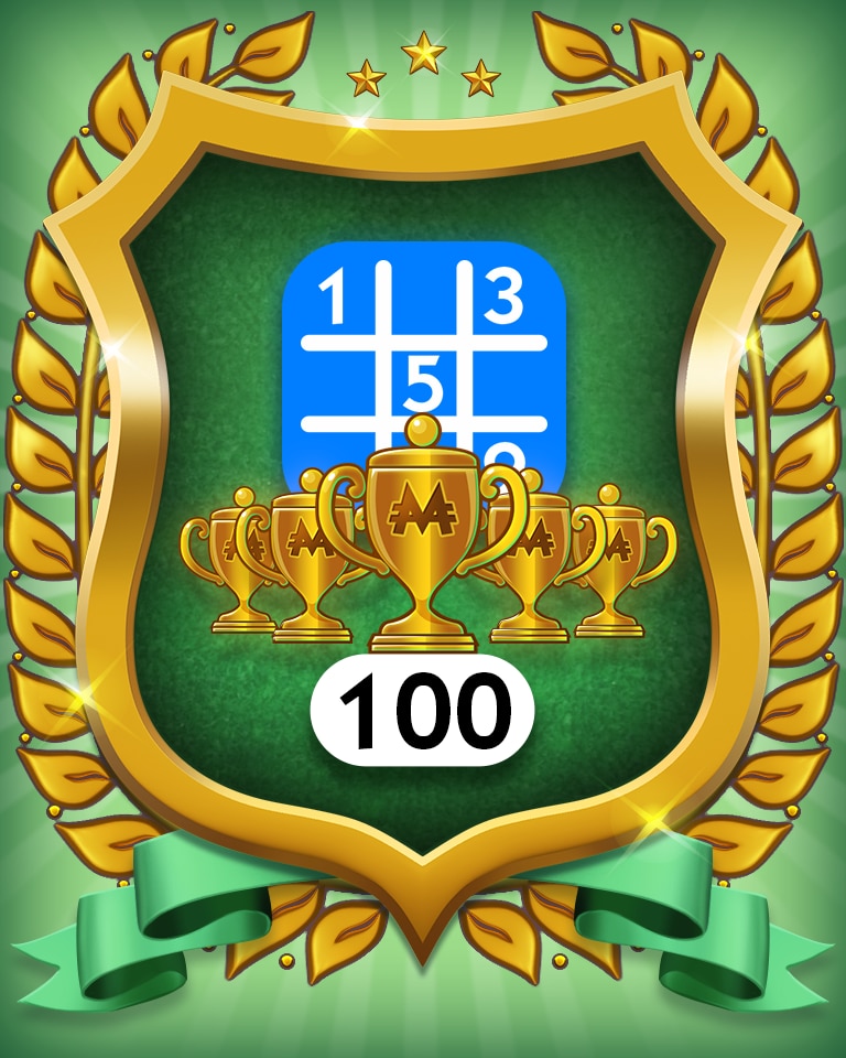 Monopoly Sudoku 5-Trophy Beginner 100 Badge