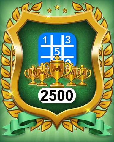 MONOPOLY Sudoku 5-Trophy Beginner 2500 Badge
