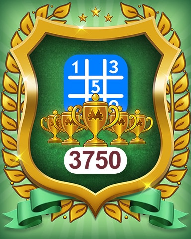 Pogo MONOPOLY Sudoku 5-Trophy Beginner 3750 Badge