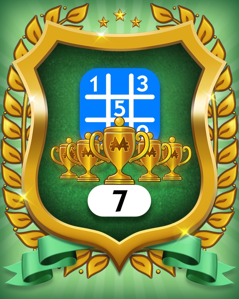 Monopoly Sudoku 5-Trophy Beginner 7 Badge