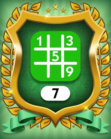 Monopoly Sudoku Easy 7 Badge
