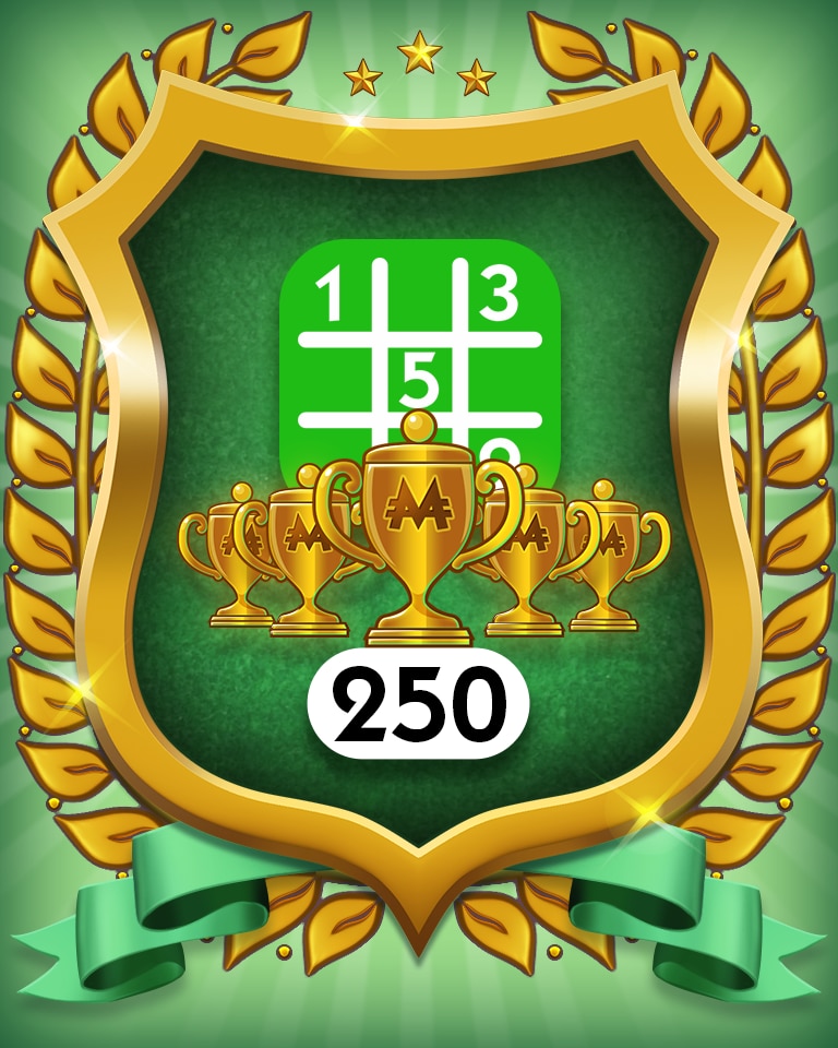 Monopoly Sudoku 5-Trophy Easy 250 Badge