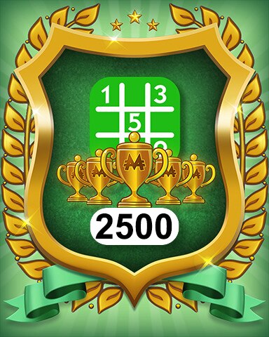 MONOPOLY Sudoku 5-Trophy Easy 2500 Badge