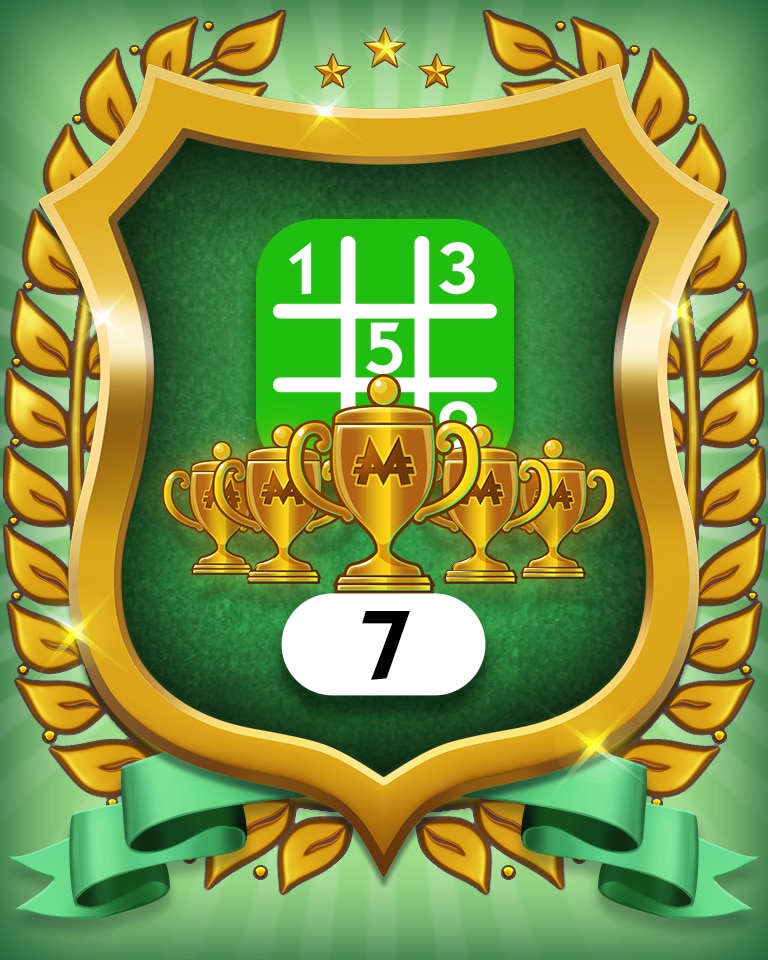 Monopoly Sudoku 5-Trophy Easy 7 Badge