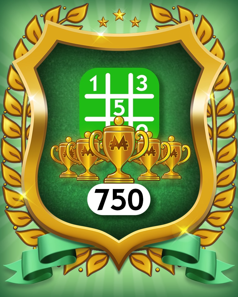 Monopoly Sudoku 5-Trophy Easy 750 Badge
