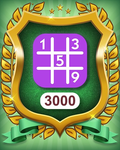 MONOPOLY Sudoku Boardwalk Badge