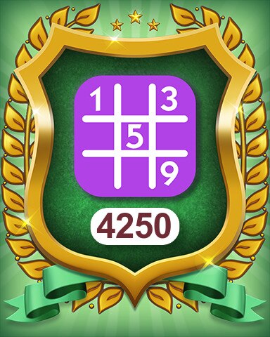 Monopoly Sudoku Boardwalk Badge