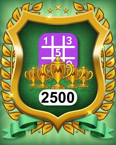 MONOPOLY Sudoku 5-Trophy Expert 2500 Badge
