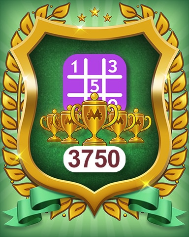 Pogo MONOPOLY Sudoku 5-Trophy Expert 3750 Badge