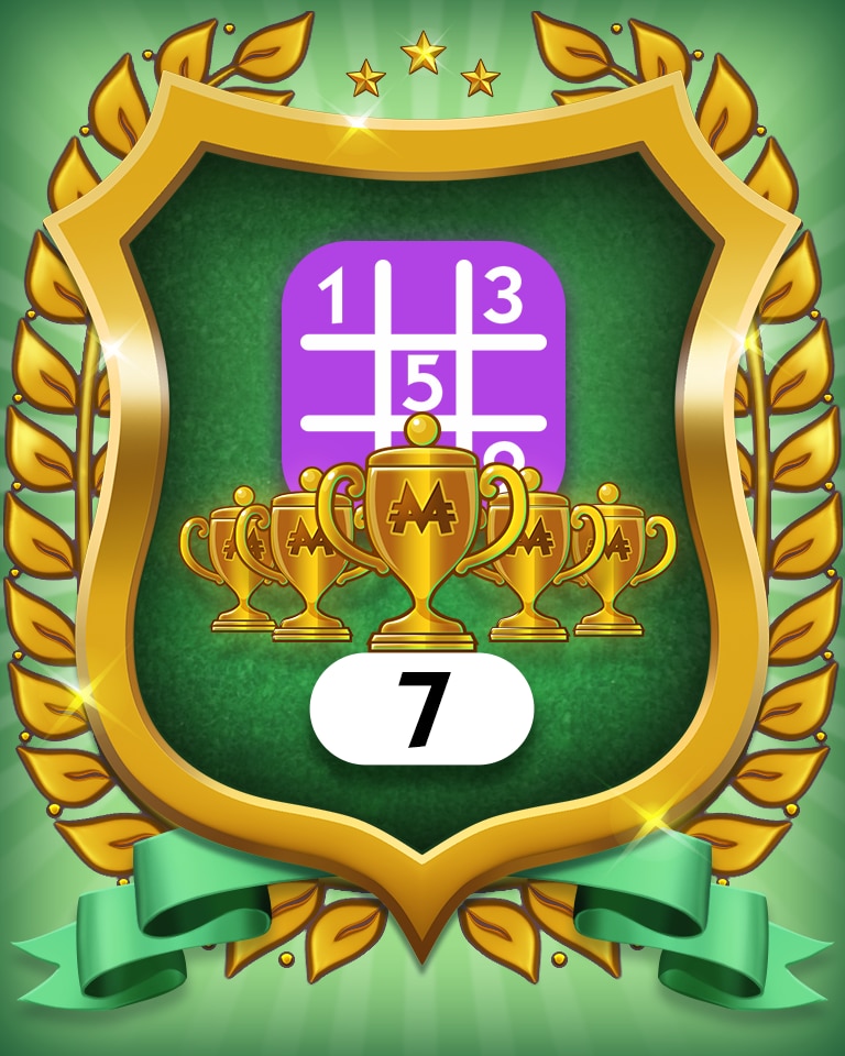 Monopoly Sudoku 5-Trophy Expert 7 Badge