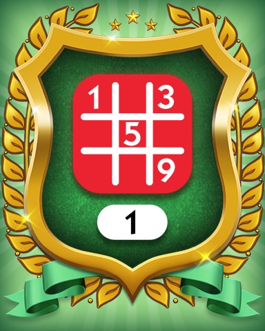 Monopoly Sudoku Hard 1 Badge
