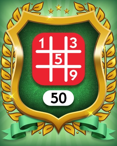 Monopoly Sudoku Hard 50 Badge