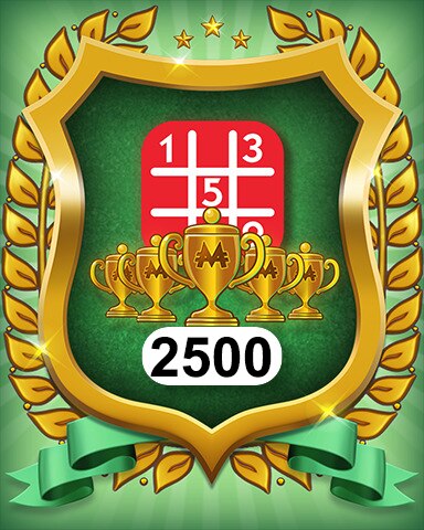 MONOPOLY Sudoku 5-Trophy Hard 2500 Badge