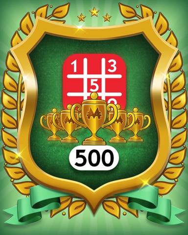 Monopoly Sudoku 5-Trophy Hard 500 Badge