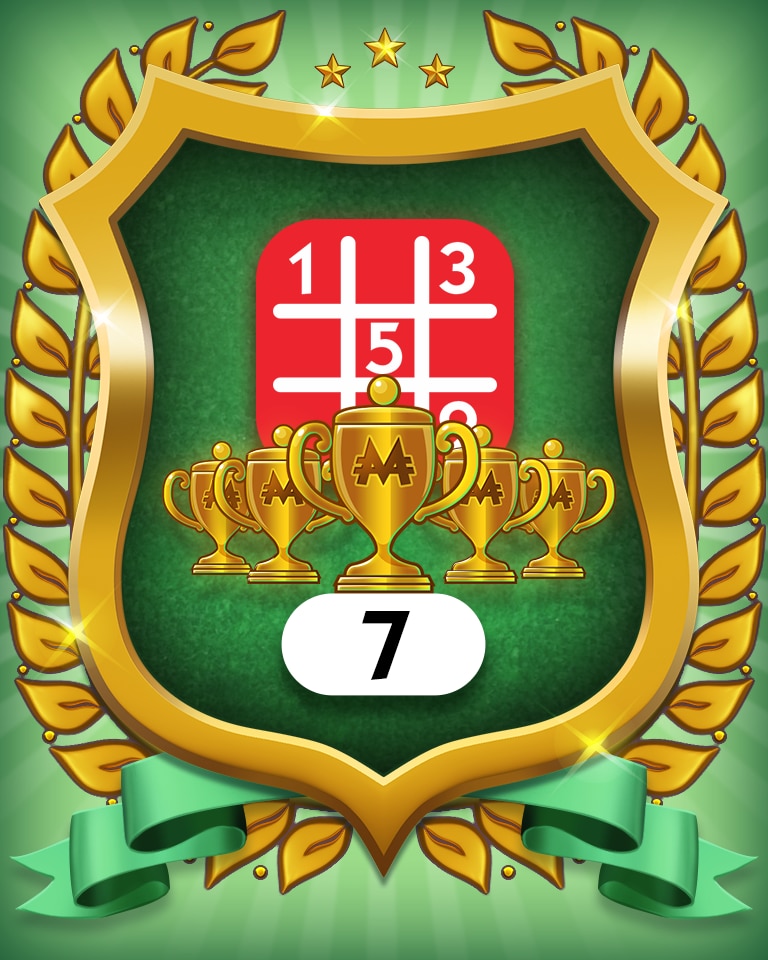 Monopoly Sudoku 5-Trophy Hard 7 Badge