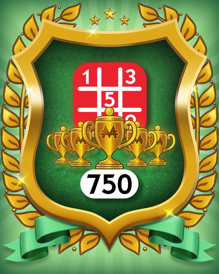 Monopoly Sudoku 5-Trophy Hard 750 Badge