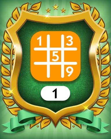 Monopoly Sudoku Medium 1 Badge